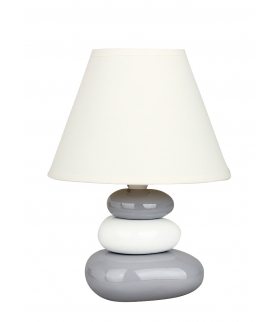 Lampka stołowa Salem E14 1x40W biało-srebrna Rabalux 4948