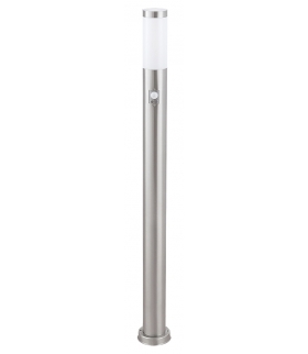 Lampa ogrodowa Inox torch E27 60W 110cm z czujnikiem Rabalux 8268