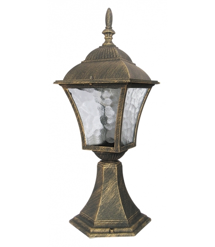 Lampa Toscana stojąca z podstawą złoto anty. Rabalux 8393