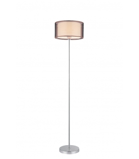 Lampa podłogowa Anastasia E-27, 60W chrom, brązowy Rabalux 2633