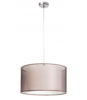 Lampa wisząca Anastasia E-27, 60W chrom, brązowy Rabalux 2632