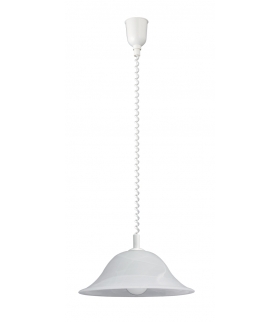 Lampa wisząca Alabastro D41 E27 1x60W biała Rabalux 3904
