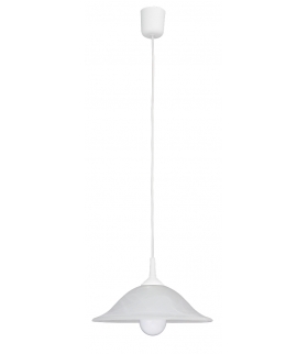 Lampa wisząca Alabastro D30 E27 1x60W biała Rabalux 3905