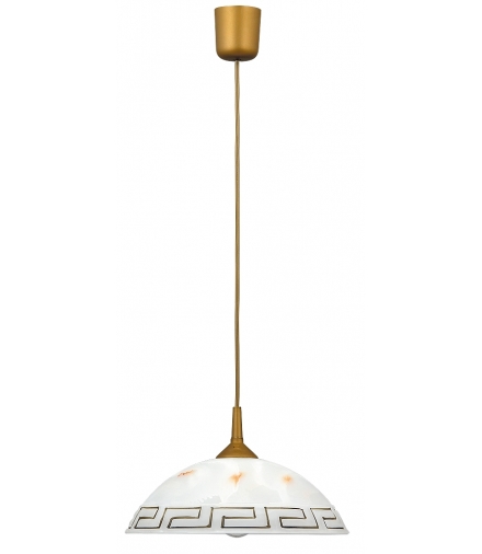 Lampa wisząca Etrusco D30 E27 1x60W złota Rabalux 7652