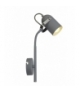 GRAY LAMPA KINKIET NA WYSIĘGNIKU 1X40W E14 SZARY Candellux 91-66527