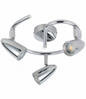 LIBERTY LAMPA SUFITOWA SPIRALA 3X4W LED CHROM Candellux 93-49612