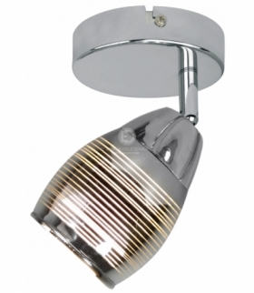 MILTON LAMPA KINKIET 1X10W E14 LED CHROM Candellux 91-58904