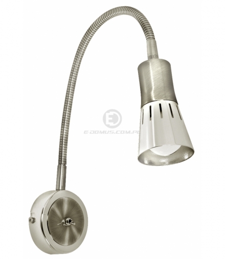 ARENA LAMPA KINKIET WYSIĘGNIK 1X40W R50 E14 NIKIEL MAT Candellux 91-94776