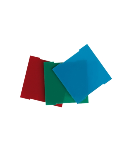 Zestaw filtrów (czerwony, zielony, niebieski) do pokrywy modułu świecącego75370-39 82960-39