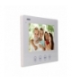 Zestaw wideodomofonowy bezsłuchawkowy, kolor, LCD 7", z szyfratorem, natynkowy, biały, CERES Orno OR-VID-ME-1056/W