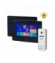Zestaw wideodomofonowy 2-rodzinny, bezsłuchawkowy, kolor, LCD 7”, dotykowy, gniazdo na kartę SD, menu OSD, DVR, REGINA MEMO MULT