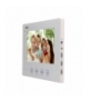 Wideo monitor bezsłuchawkowy, kolorowy, LCD 7", do zestawu z serii CERES, otwieranie bramy, biały Orno OR-VID-ME-1056MV/W