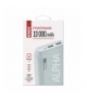 Powerbank EMOS ALPHA 10000 mAh biały + kabel USB-C EMOS B0522W