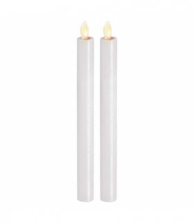 Świeczki 25 cm 2× AAA białe, kpl. 2 szt EMOS ZY2270