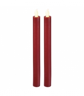 Świeczki 25 cm 2× AAA czerwone, kpl. 2 szt EMOS ZY2268