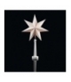 Dekoracje- świecznik papier. gwiazda, na żarówkę E14, biały EMOS ZY2213