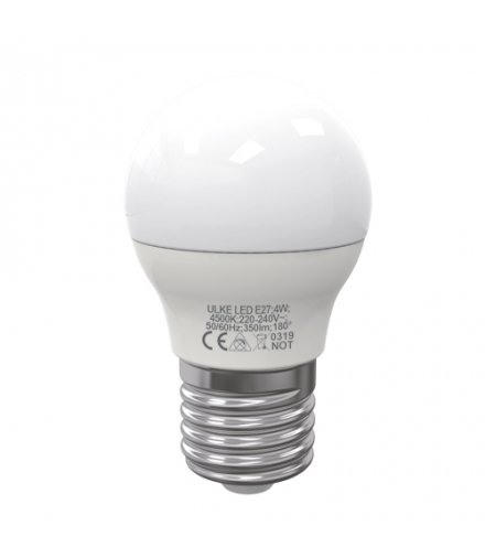 Lampa z diodami SMD LED ULKE LED E27 4W 3900K IDEUS 03665