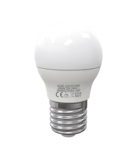 Lampa z diodami SMD LED ULKE LED E27 6W 4500K IDEUS 03666
