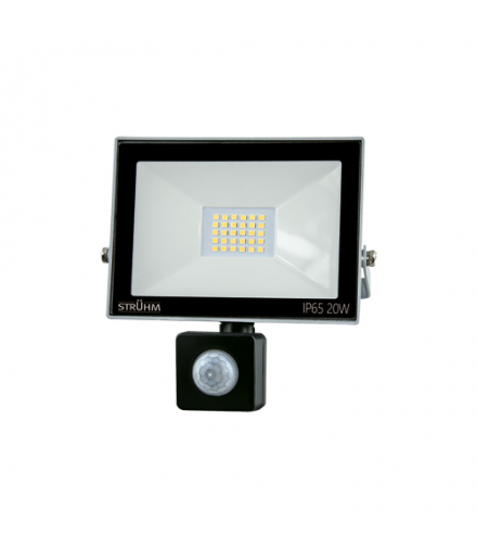 Naświetlacz SMD LED z czujnikiem ruchu KROMA LED S 20W GREY 6500K IDEUS 03705
