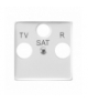 ARIA PGPA-US/00 Pokrywa gniazda RTV-SAT końcowego Biały