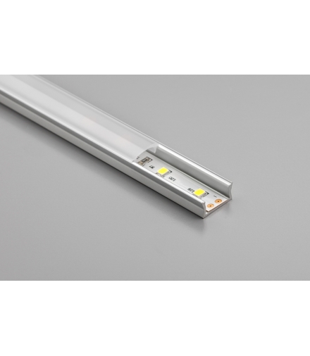 profil aluminiowy LED nakładany GLAX Mini silver 2 m