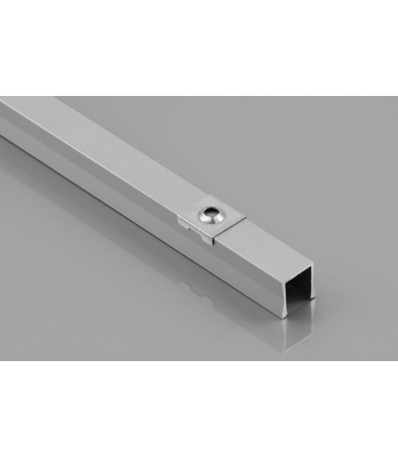Profil aluminiowy LED nakładany GLAX Mini wysoki 14mm silver 2 m