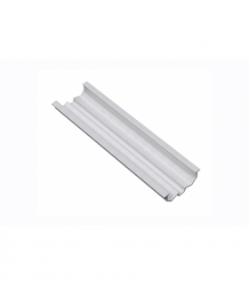 profil aluminiowy LED z regulacją kąta świecenia GLAX silver 2 m część zewnętrzna