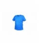 T-shirt bawełniany, niebieski, XL
