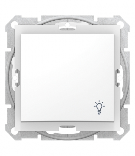Sedna Przycisk światło IP44 biały Schneider SDN0900321