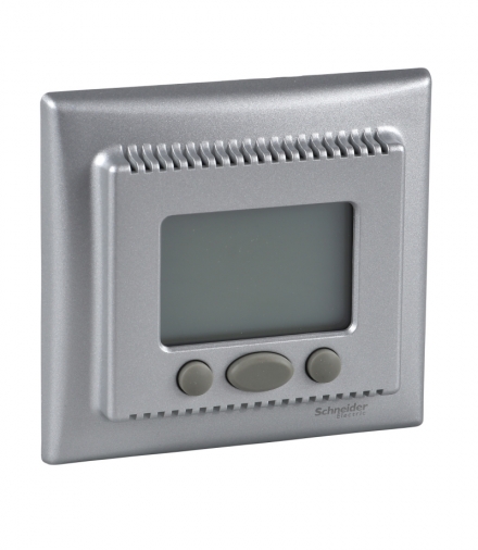 Sedna Regulator temperatury z funkcją komfort aluminium Schneider SDN6000260