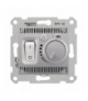 Sedna Regulator temperatury podłogowy aluminium Schneider SDN6000360