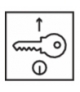 K.1 Płytka czołowa z kluczykiem do łącznika żaluzjowego obr. antracyt mat lakier Berker 1079710600