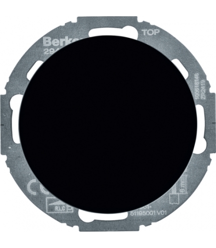 R.classic Ściemniacz obrotowy komfort, czarny, obc. R/L/C 20-420 W, LED 3-100 W Berker 29442045