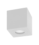 MEGY DLS GU10 Oprawa sufitowa do łazienki, hermetyczna, IP54, kwadrat, biały, aluminium