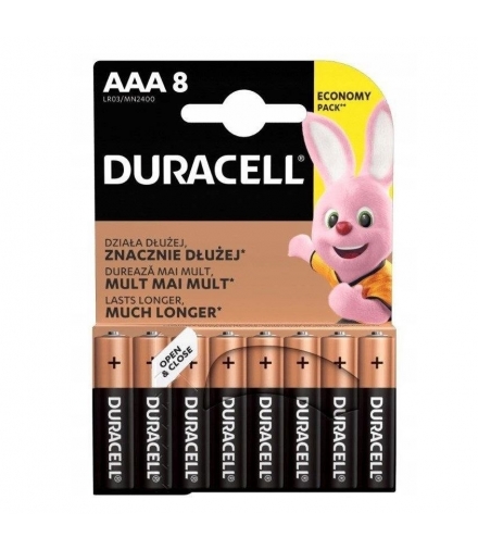 Bateria DURACELL LR03 - 8 sztuk DURACELL DBLR03BL8