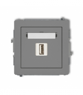 DECO Mechanizm ładowarki USB pojedynczej, 5V, 1A Karlik 27DCUSB-1