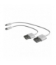 Powerbank EMOS ALPHAQ 20000 mAh biały, micro USB + USB C EMOS B0525W