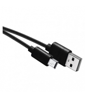Kabel USB 2.0, wtyk A - mini B, ładowanie, transmisja danych, 2 m, czarny EMOS SM7009BL