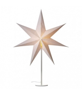 Dekoracje - świecznik papier. gwiazda, na żarówkę E14 EMOS DCAZ06