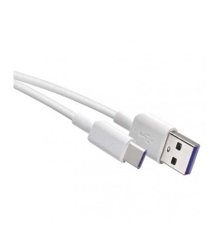 Kabel USB 2.0, wtyk A - C, ładowanie, transmisja danych, 1,5 m, biały EMOS SM7026