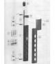 BACHMANN BM-923.012 CASIA Gniazdo rogowe z wyłącznikiem i ładowarką USB