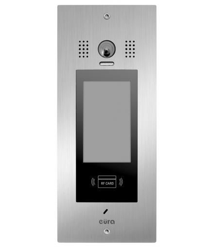 KASETA ZEWNĘTRZNA EURA PRO IP VIP-61A5 - wielolokatorska, podtynkowa, LCD, czytnik RFID