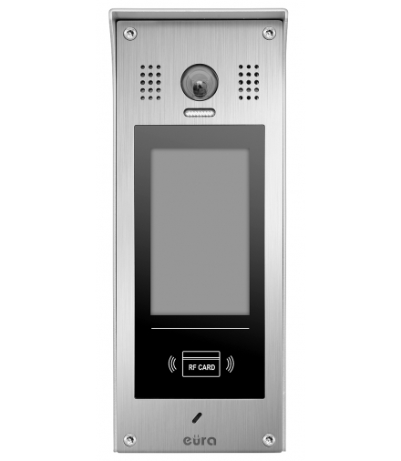 KASETA ZEWNĘTRZNA EURA PRO IP VIP-60A5 - wielolokatorska, natynkowa, LCD, czytnik RFID