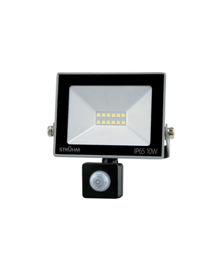 Naświetlacz SMD LED z czujnikiem ruchu KROMA LED S 10W GREY 6500K IDEUS 03773