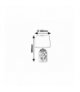 Lampka nocna Sonal E-14 1x max. 40W IP20 srebrny biały Rabalux 4548