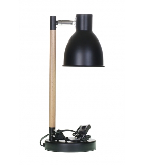 Lampka biurkowa stojąca E27 czarna stołowa loft na biurko HD1707