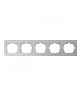 DOMO 01-1500-043 srebrny Ramka pięciokrotna pozioma Kanlux 24884