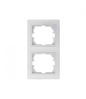 DOMO 01-1520-002 biały Ramka podwójna pionowa Kanlux 24767