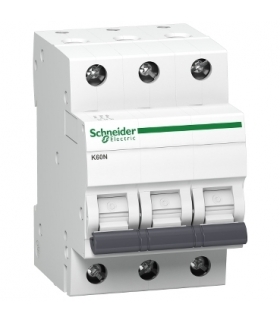 Wyłącznik nadprądowy K60 K60N-C25-3 C 25A 3-biegunowy, A9K02325 Schneider Electric