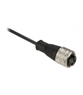 Konektory okablowane proste, żeńskie, 1/2"20, 3 piny, kabel 2m, XZCP1865L2 Schneider Electric